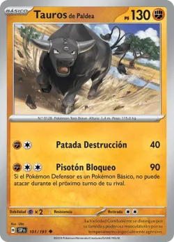 Paldean Tauros #101/191 · Pokémon