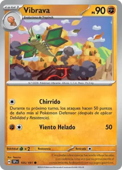Vibrava #105/191 · Pokémon