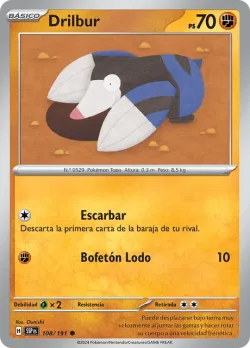 Drilbur #108/191 · Pokémon