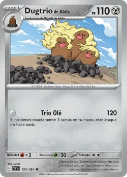 Alolan Dugtrio #123/191 · Pokémon