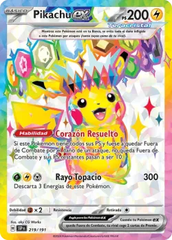 Pikachu ex #219/191 · Pokémon
