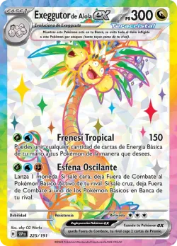 Alolan Exeggutor ex #225/191 · Pokémon