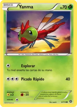Yanma #6/114 · Pokémon