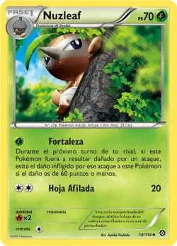 Nuzleaf #10/114 · Pokémon