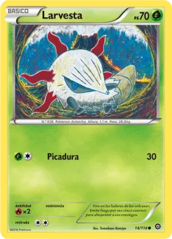 Larvesta #14/114 · Pokémon