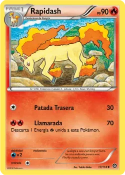 Rapidash #17/114 · Pokémon