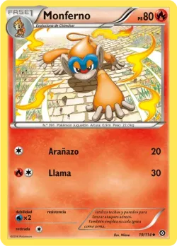 Monferno #19/114 · Pokémon