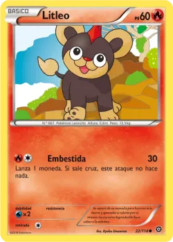 Litleo #22/114 · Pokémon