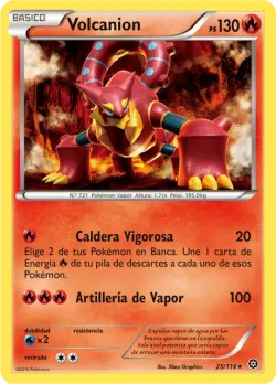 Volcanion #25/114 · Pokémon