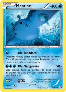 Mantine #27/114 · Pokémon