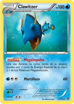 Clawitzer #34/114 · Pokémon