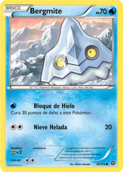 Bergmite #36/114 · Pokémon