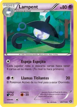 Lampent #49/114 · Pokémon