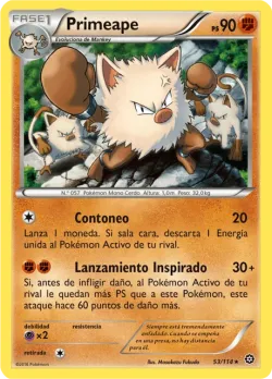 Primeape #53/114 · Pokémon