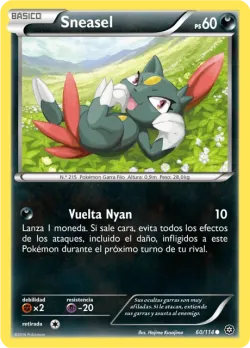 Sneasel #60/114 · Pokémon