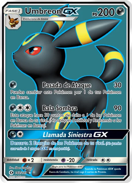 Umbreon-GX 「SUM 142」「ES」