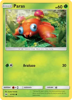 Paras #4/149 · Pokémon