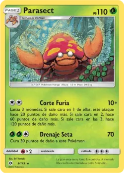 Parasect #5/149 · Pokémon