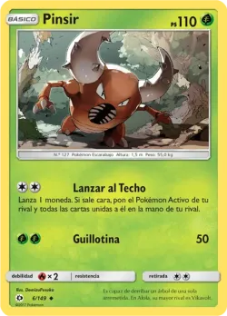 Pinsir #6/149 · Pokémon