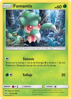 Fomantis #14/149 · Pokémon