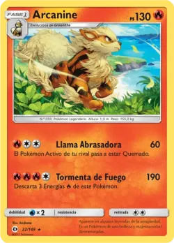 Arcanine #22/149 · Pokémon