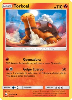 Torkoal #23/149 · Pokémon