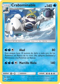 Crabominable #43/149 · Pokémon