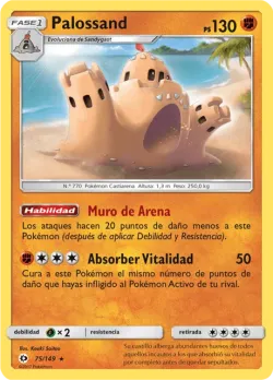 Palossand #75/149 · Pokémon