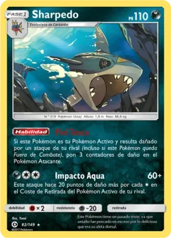 Sharpedo #82/149 · Pokémon