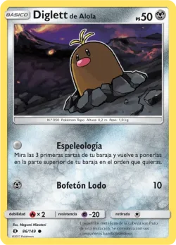 Alolan Diglett #86/149 · Pokémon