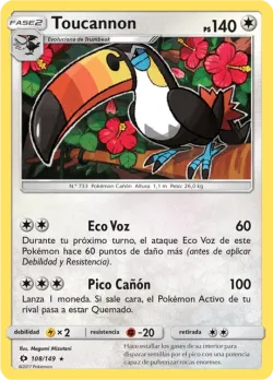 Toucannon #108/149 · Pokémon