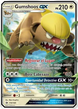 Gumshoos-GX #110/149 · Pokémon