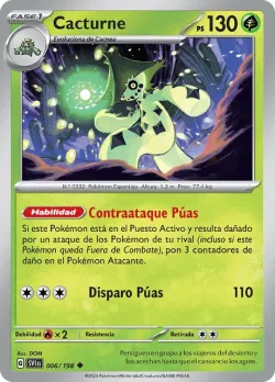 Cacturne #006/198 · Pokémon