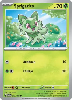 Sprigatito #013/198 · Pokémon