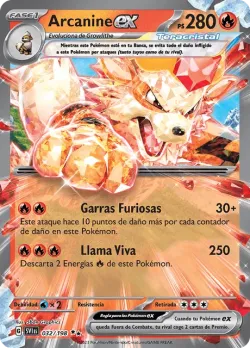 Arcanine ex #032/198 · Pokémon