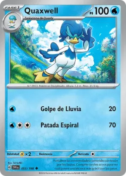 Quaxwell #053/198 · Pokémon