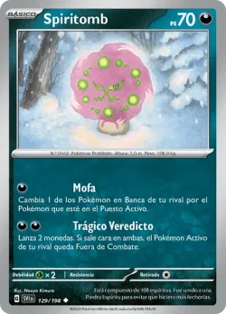 Spiritomb #129/198 · Pokémon