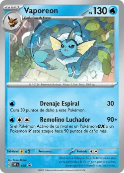 Vaporeon #168 · Pokémon