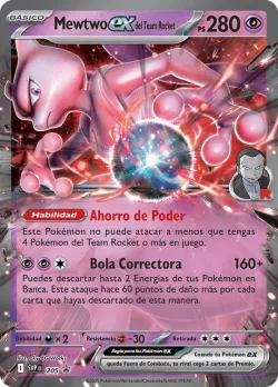 Team Rocket's Mewtwo ex #205 · Pokémon