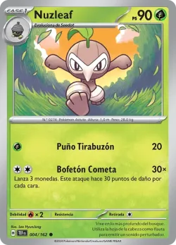 Nuzleaf #004/162 · Pokémon