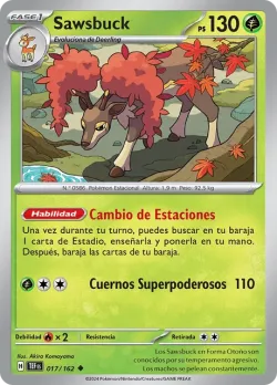 Sawsbuck #017/162 · Pokémon