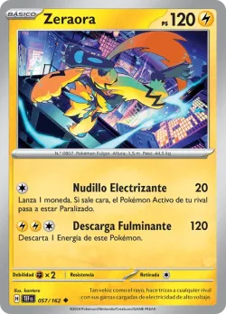 Zeraora #057/162 · Pokémon