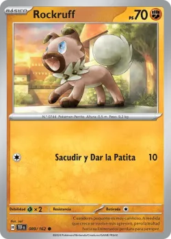 Rockruff #089/162 · Pokémon