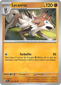 Lycanroc #090/162 · Pokémon