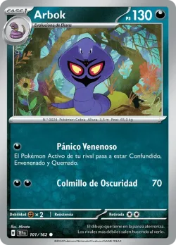 Arbok #101/162 · Pokémon