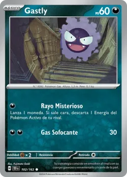 Gastly #102/162 · Pokémon
