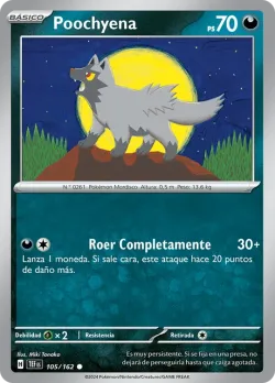 Poochyena #105/162 · Pokémon