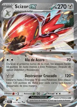 Scizor ex #111/162 · Pokémon