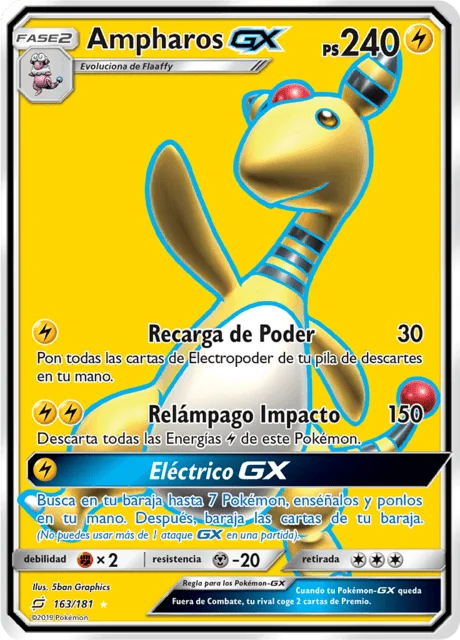 Ampharos-GX 「TEU 163」「ES」