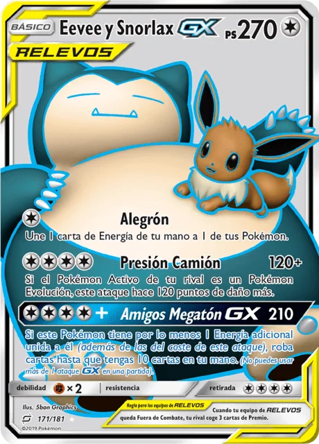 Eevee & Snorlax-GX 「TEU 171」「ES」